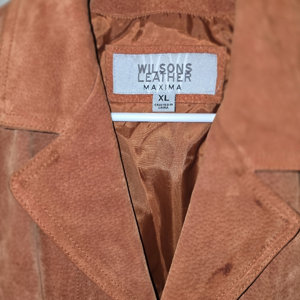 Wilsons Leather Women's Jacket in Warm Rust, XL - Picture 4 of 8